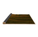 Thickness of Patterned Dark Bronze Brown Rug, pat1375yw