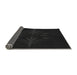 Thickness of Patterned Black Rug, pat1376gry