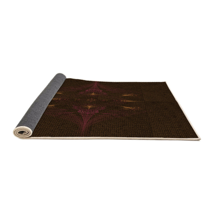 Thickness of Patterned Black Rug, pat1376org