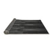 Thickness of Patterned Charcoal Black Rug, pat1377gry