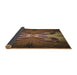 Thickness of Patterned Light Brown Rug, pat1378brn