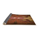 Thickness of Patterned Orange Rug, pat1378org