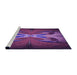 Sideview of Machine Washable Transitional Medium Orchid Purple Rug, wshpat1378pur