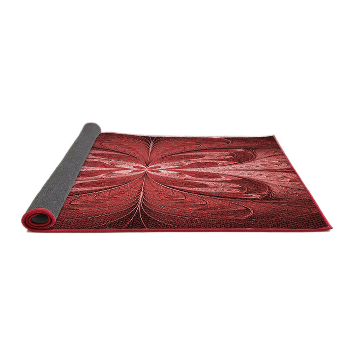 Thickness of Patterned Red Rug, pat1378rd