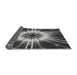 Thickness of Patterned Gunmetal Gray Rug, pat138gry