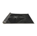 Thickness of Patterned Midnight Gray Rug, pat1381gry