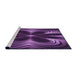 Sideview of Machine Washable Transitional Dark Purple Rug, wshpat1384pur