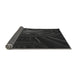 Thickness of Patterned Black Rug, pat1389gry