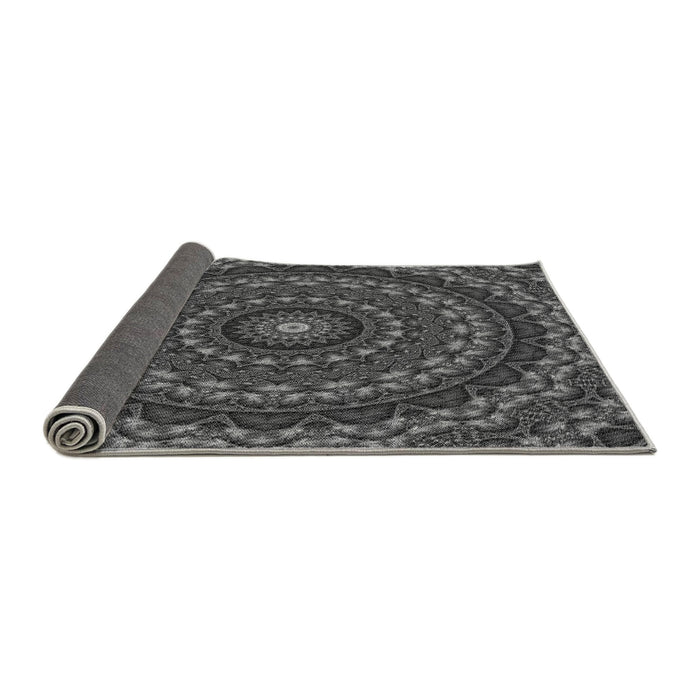 Thickness of Patterned Platinum Gray Rug, pat1396gry