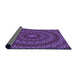 Thickness of Patterned Purple Rug, pat1396pur