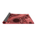 Thickness of Patterned Red Rug, pat1399rd