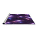 Sideview of Machine Washable Transitional Purple Violet Purple Rug, wshpat14pur