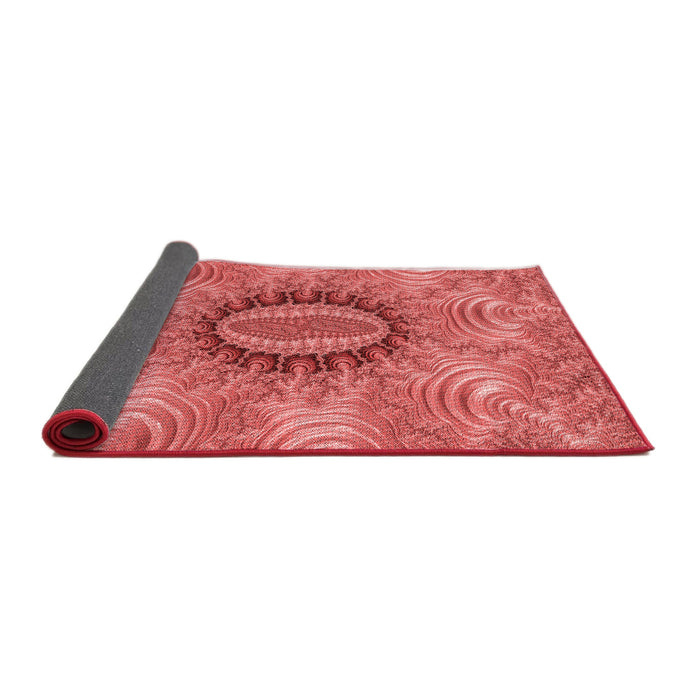 Thickness of Patterned Red Rug, pat1400rd