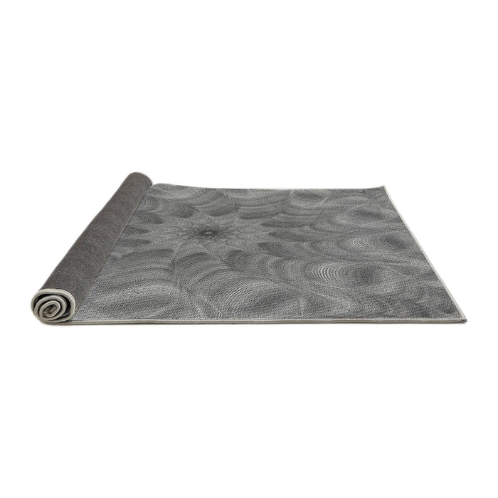 Thickness of Patterned Gray Rug, pat1406gry