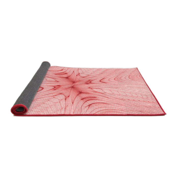 Thickness of Patterned Red Rug, pat1408rd