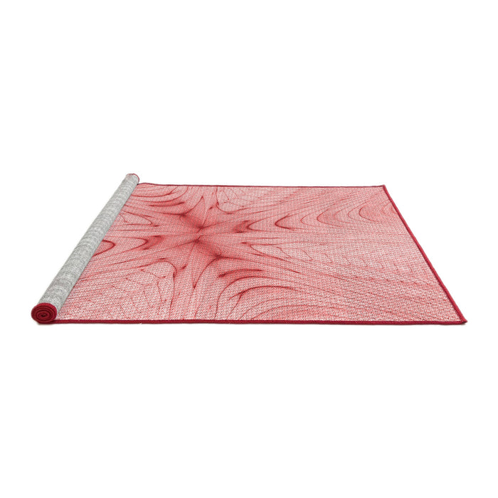 Machine Washable Transitional Red Rug in a Washing Machine, wshpat1408rd