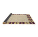 Thickness of Patterned Golden Blonde Gold Rug, pat1411brn