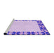 Sideview of Machine Washable Transitional Purple Rug, wshpat1411pur