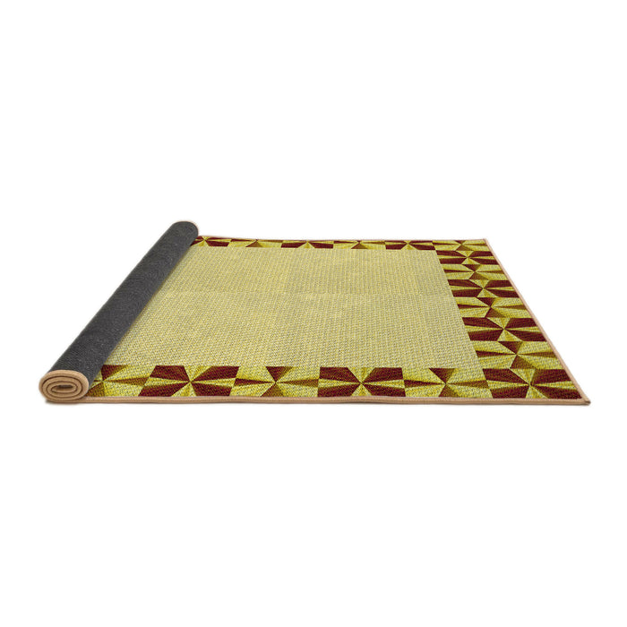 Thickness of Patterned Sedona Brown Rug, pat1411yw