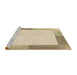 Sideview of Machine Washable Transitional Golden Blonde Gold Rug, wshpat1412brn