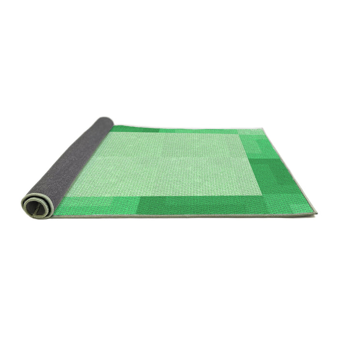 Thickness of Patterned Green Rug, pat1412grn