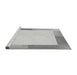 Sideview of Machine Washable Transitional Gunmetal Gray Rug, wshpat1412gry