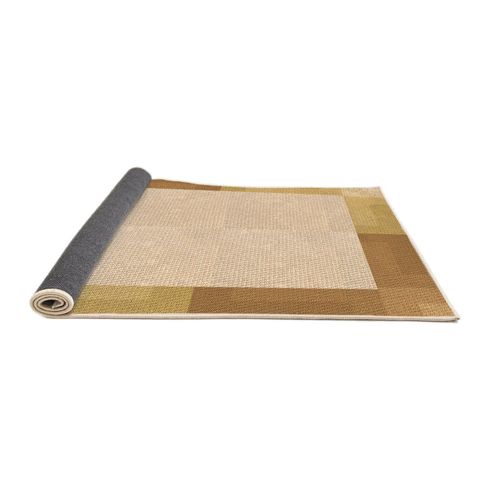 Thickness of Patterned Khaki Gold Rug, pat1412org