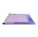 Sideview of Machine Washable Transitional Purple Mimosa Purple Rug, wshpat1412pur