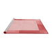 Sideview of Machine Washable Transitional Pink Rug, wshpat1412rd