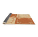 Thickness of Patterned Orange Red Orange Rug, pat1413org