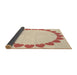 Thickness of Patterned Sunrise Orange Rug, pat1414brn