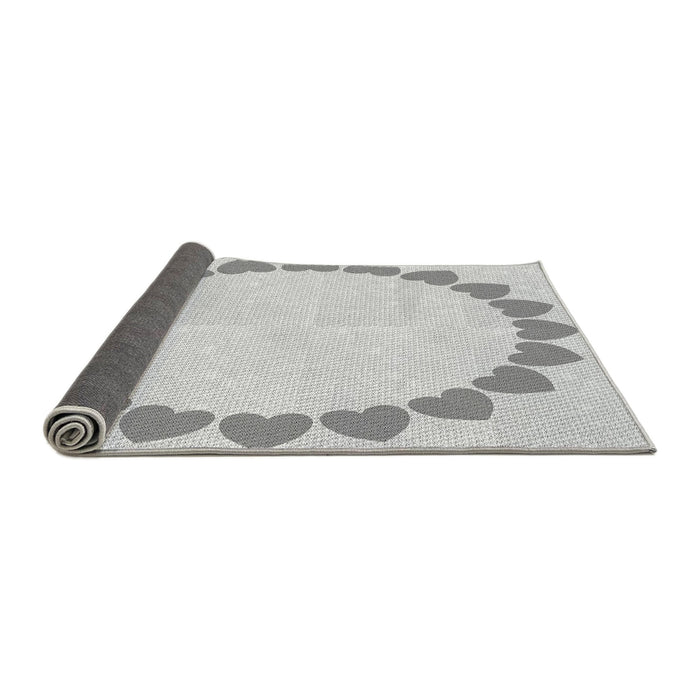 Thickness of Patterned Platinum Gray Rug, pat1414gry