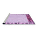 Sideview of Machine Washable Transitional Orchid Purple Rug, wshpat1415pur