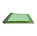 Thickness of Patterned Green Rug, pat1416grn