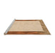 Sideview of Machine Washable Transitional Golden Blonde Gold Rug, wshpat1416org