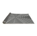 Thickness of Patterned Gray Rug, pat1420gry