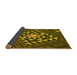 Thickness of Patterned Bakers Brown Rug, pat1421yw