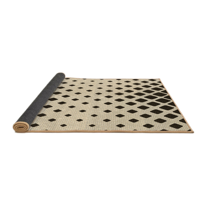 Thickness of Patterned Vanilla Gold Rug, pat1422brn