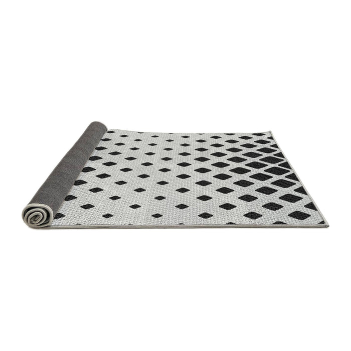 Thickness of Patterned Ash Gray Rug, pat1422gry