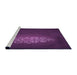 Sideview of Machine Washable Transitional Dark Orchid Purple Rug, wshpat1424pur