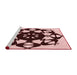 Sideview of Machine Washable Transitional Pink Rug, wshpat1425rd