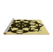 Sideview of Machine Washable Transitional Bakers Brown Rug, wshpat1425yw