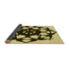 Thickness of Patterned Bakers Brown Rug, pat1425yw