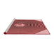 Sideview of Machine Washable Transitional Light Coral Pink Rug, wshpat1427rd