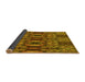 Thickness of Patterned Saddle Brown Rug, pat1428yw