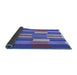 Thickness of Patterned Amethyst Purple Rug, pat1430blu