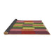 Thickness of Patterned Red Rug, pat1430brn