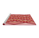 Sideview of Machine Washable Transitional Light Salmon Pink Rug, wshpat1433rd