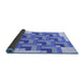 Thickness of Patterned Blue Rug, pat1434blu