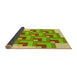 Thickness of Patterned Green Yellow Green Rug, pat1434yw